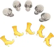 Yardwe Halloween Adornments Skeleton Skull Mini Boot Decor Ghost Head Decor Home Ornament