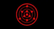 Anime infinite tsukuyomi minimalist sharingan naruto Playmat Gaming Mat