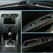 Carbon Fiber Vinyl Part Accessories Auto Interior Wrap Film Car Stickers Trim 7D (for: Renault)