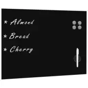 Dry-Erase Blackboard Wall Mount Magnetic Glass Drawing Doodle Board Home Office