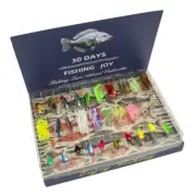 Advent Calendar Fishing Lure Set High-quality Materials Ultra-sharp Hooks
