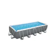 Bestway 6.40 x 2.74 x 1.32m Power Steel Rectangular Above Ground Pool Set