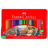 在飛比找蝦皮購物優惠-輝柏Faber-Castell 鐵盒油性色鉛筆 48色、60