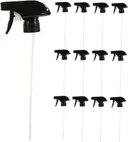 CANIGHT 12pcs Trigger Sprayer Sprayer Cleaning Spray Bottle Nozzle Portable Spray Cleaner Trigger Nozzle Small Bottle - Atomizer Misting Pump Black Pp