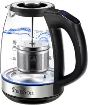 Electric Kettle with Tea Infuser 1.7L Temperature Control Glass Electric Tea Ket