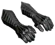 Black Nazgul Gauntlets Steel Medieval armor Gloves Crusader Larp Gauntlets