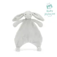 在飛比找誠品線上優惠-Jellycat雲灰銀兔安撫甜睡巾