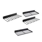 Garage Power Tool Storage Rack Wall Mounted Carbon Steel Utility Rack Workshop