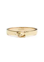 Coach Logo Buckle Bracelet - Gold - One Size One Size
