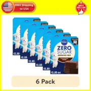 Pillsbury Zero Sugar Chocolate Fud*ge Brownie Mix, 12.35 oz - 6-Pack