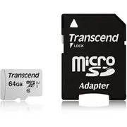Transcend 64GB MICRO SD UHS-I U1 WITH ADAPTER 95MB