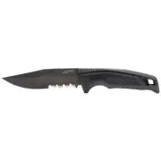 SOG Knives Recondo FX Fixed Blade Knife 17-22-02-57 440C Serrated Black Rubber