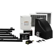 Automatic Sliding Gate Opener Kit Solar Panel Electric 600KG 20W Remote Co AILX3