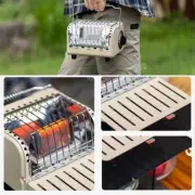 Adjustable Camping Warming Stove, Camping Warming Heater Cooking Stove with Bag