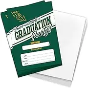 Desert Cactus College of William & Mary Graduation Party Invitations Tribe W&M 5x7 Grad Invites Cards Celebration 10 Count With Envelopes