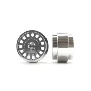 Staffs STAFFS343 OZ Style Alloy Wheels 15.8 x 10mm Silver 1:32 Slot Car Part