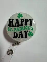 badge reels retractable id holders - Nurse - RT - Groovy St. Patrick’s Day