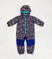 Patagonia Baby Snow Pile One-Piece Snowsuit Infant 6-12mos Wandering Woods 61131