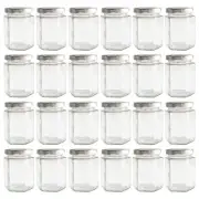 24 Pack 6oz Glass Canning Jars with Lids Regular Mouth Mason Jars for Canning