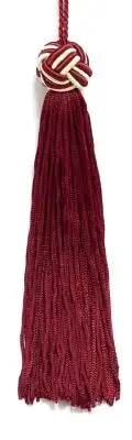 LIGHT GOLD CHERRY 5.5" Chainette Tassels 0 [Set of 10]