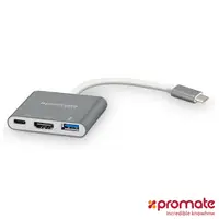 在飛比找PChome24h購物優惠-Promate USB Type C to HDMI 轉接器