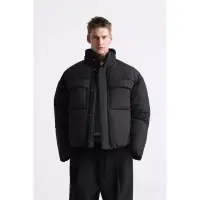 在飛比找蝦皮購物優惠-ZARA冬季新品男裝科技面料棉服夾克外套