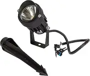 HPM GLLED006 The Lilo 12v Garden Spot Light 5W, Black