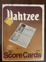 Vintage Yahtzee Score Cards 1956, In box, Score Pads, 90 cards