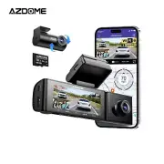 AZDOME Dash Cam M590 4K WDR GPS Wifi Car DVR 3-channel Support Rear Camera