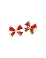 Kendra Scott Blair Drusy Stone Bow Stud Earrings in 14K Gold Plated