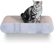 2 in 1 Cat Scratcher Cardboard Lounge Bed Cat Scratching Post Durable Board Pads
