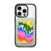 Snappy MagSafe Wallet Snappy™ BioVeg Wallet MagSafe Compatible Rainbow Meltdown by Corey Paige Designs