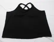 Old Navy Women's UltraLite Mesh Cross-Back Tank Top JL3 Blackjack Size XL NWT