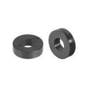 ABS Round Spacer Washer 3.2mm ID 7mm OD 2mm Height for M3 Screw Black 500Pcs