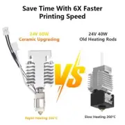 Thermal Extrusion Hot End Head Kit for Creality Ender 3 V3 SE 3D Printer 24V 60W