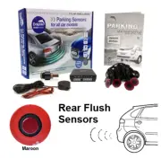 Dolphin Flush Fit Parking Sensors Kit Reverse Reversing Audible Beep - Maroon