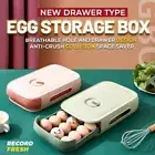 Drawer Type Egg Storage Box Refrigerator Storage Box Fresh Keeping Dumpling AU !