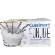 Cuisinart 13 Piece Enamel Cast Iron Fondue Set 1.5 Qt NWT