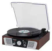 Victor Lakeshore 5-in-1 Hybrid Bluetooth Turntable System with 3-Speed Turntable