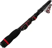 Kisangel Telescopic Fishing Rod Telescopic Fishing Pole Travel Fishing Rod Pliers Sea Holders Fish Rod Fishing Line Fishing Kit Trout Hook Portable Fishing Accessory Fishing Lures Car Black