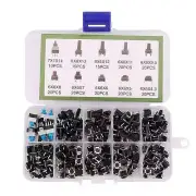 10 kinds Values 180PCS Tactile Push Button Switch micro-trigger Momentary1489