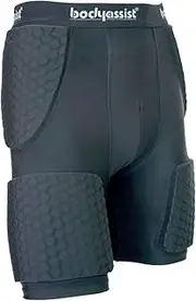 [Bodyassist] Body Assist FatPad Padded Ruck Short, Black Large