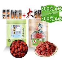 在飛比找ETMall東森購物網優惠-【蔘大王】生機仙紅棗（300gX2）+大粒枸杞子（300gX