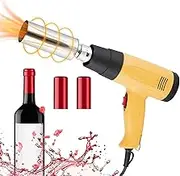 Wine Capsule Heat Shrinker, Handheld PVC Capsule Heat Shrinking Machine, 50mm Wine Bottle Wrap Machine, 50-550℃ Work Thermoregulation, for PVC PP POF Wine Capsules Wrapping