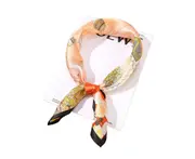 S03 Lantern Pattern Scarf Thin Western Style Fashion Square Shawl Versatile Hair Scarves and Wraps Headscarf for Women