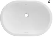 x1 Grohe Essence Undermount or Drop-in 24" Bathroom Sink Alpine White #103