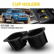 2X Center Console Cup Holder Insert Right & Left Fit For Toyota Tacoma 2005-2017