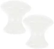 2pcs Quartz Mushroom Massage Stones for Face and Neck Gentle Skin Safe Gua Scraping Tool Multifunctional Relaxation Device for Spa and Muscle Relief