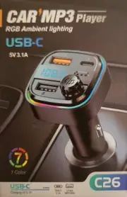 Bluetooth Car FM Transmitter Wireless Adapter