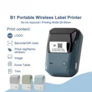 B1 Label Maker Portable Handheld Thermal Printer Mini Barcode QR Code Sticker